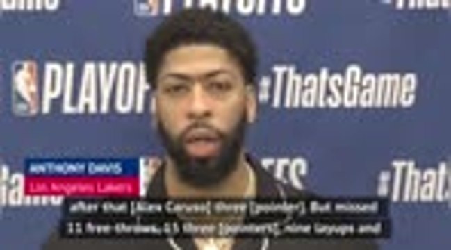 Los Angeles Lakers loss in Game 1 against Phoenix Suns 'on me' - Anthony Davis