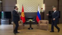 SOÇİ - Kırgızistan Cumhurbaşkanı Caparov, Rusya Devlet Başkanı Putin ile görüştü