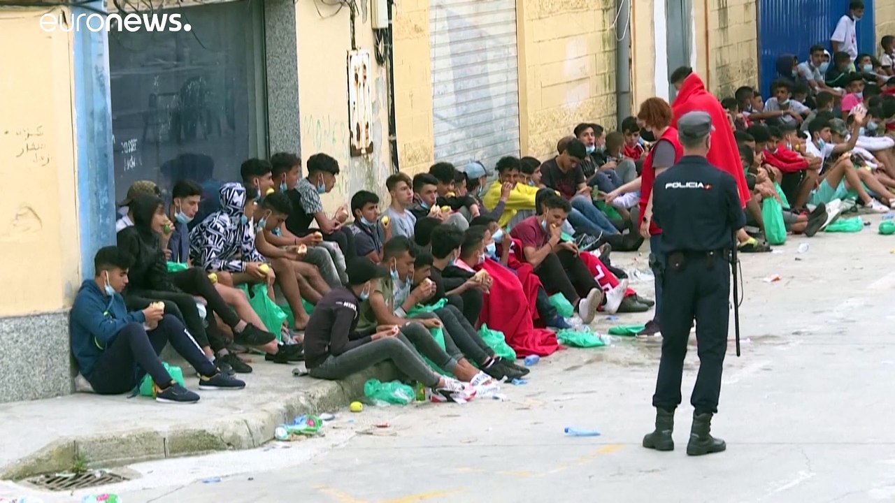 Migrantenkrise in Ceuta: Hunderte Minderjährige irren umher