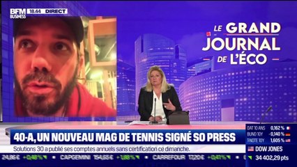Franck Annese (So Press) : 40-A, un nouveau mag de tennis signé So Press - 24/05