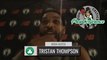 Tristan Thompson Practice Interview | Celtics vs Nets