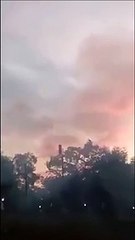 Un feu d'artifice revient sur son lieu de tir... pas de chance