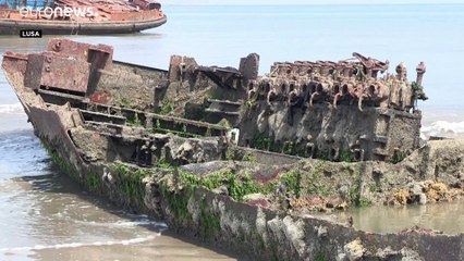"Cemitério de navios" angolano vai desaparecer em breve