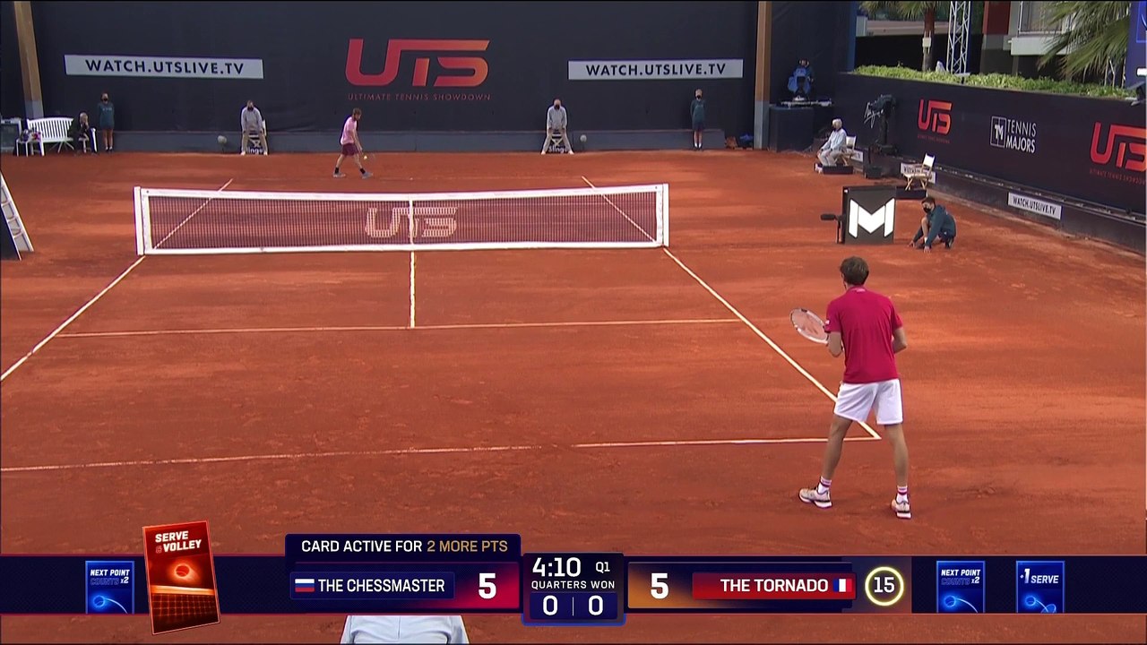 UTS4 Highlights: Corentin Moutet "The Tornado" vs Daniil Medvedev "The Chessmaster"
