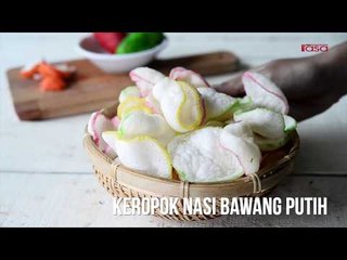 KEROPOK NASI BAWANG PUTIH