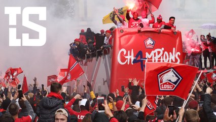 Célébration de la victoire du LOSC face au PSG