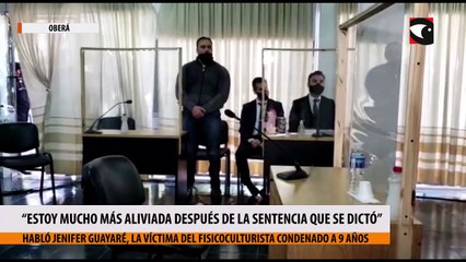 “Estoy mucho más aliviada después de la sentencia que se dictó