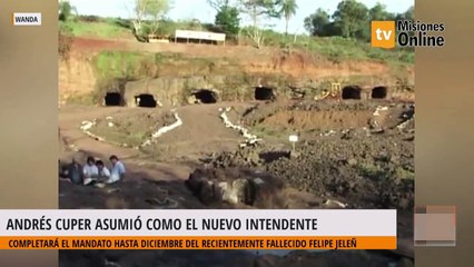 Andrés Cuper asumió como nuevo intendente de Wanda