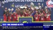 Lille: les supporters du LOSC fêtent le titre de champion de France