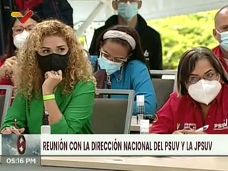 Presidente Maduro sostiene reunión con la Dirección Nacional del PSUV y la JPSUV