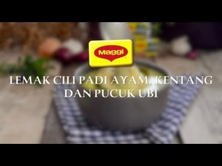 Sedapnya Lemak Cili Padi Ayam, Kentang Dan Pucuk Ubi