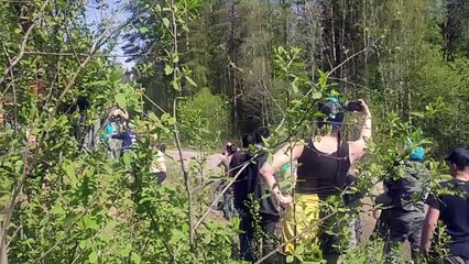 Rally Driver Cartwheels Car