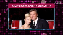 Gwen Stefani Dresses Up in Blake Shelton’s Clothes While Cleaning Out His Closet