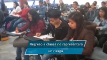 Sheinbaum descarta cancelar regreso a clases presenciales por contagios de Covid entre alumnos