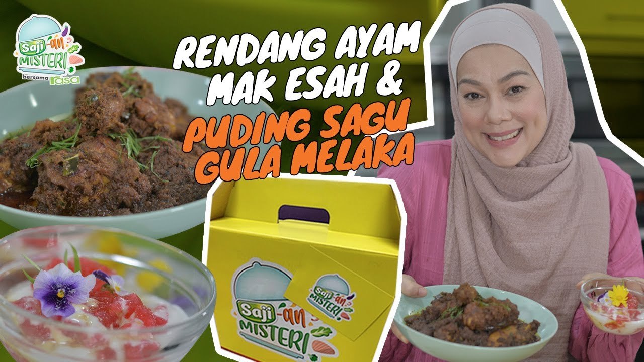 Rendang Ayam & Sagu Gula Melaka Sajian Misteri x Rasa