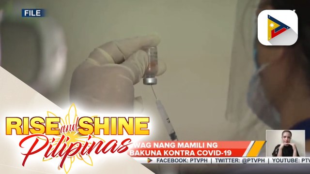 WHO: Huwag nang mamili ng brand ng bakuna kontra COVID-19