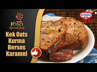 Kek Oats Kurma Bersos Karamel (DR. OETKER) | Gerenti Jadi