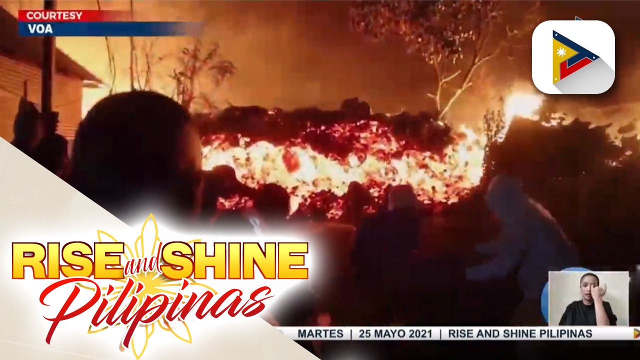 Mga pamilyang lumikas dahil as pagputok ng Mt. Nyiragongo sa Congo, bumalik na sa kanilang mga bahay