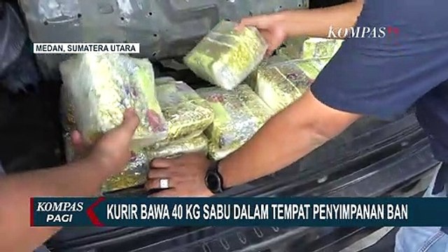 Penangkapan Kurir Sabu Jaringan Internasional, 40 Kg Sabu Disembunyikan di Ban
