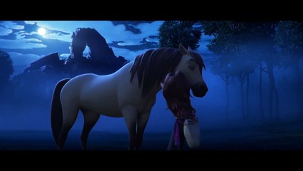 SPIRIT UNTAMED Movie Clip - Lucky Meets Spirit's Herd
