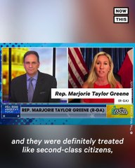 MARJORIE TAYLOR GREENE COMPARES MASK MANDATES TO THE HOLOCAUST