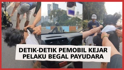 Download Video: Menegangkan! Detik-detik Pemobil Kejar Pelaku Begal Payudara hingga Ketangkap