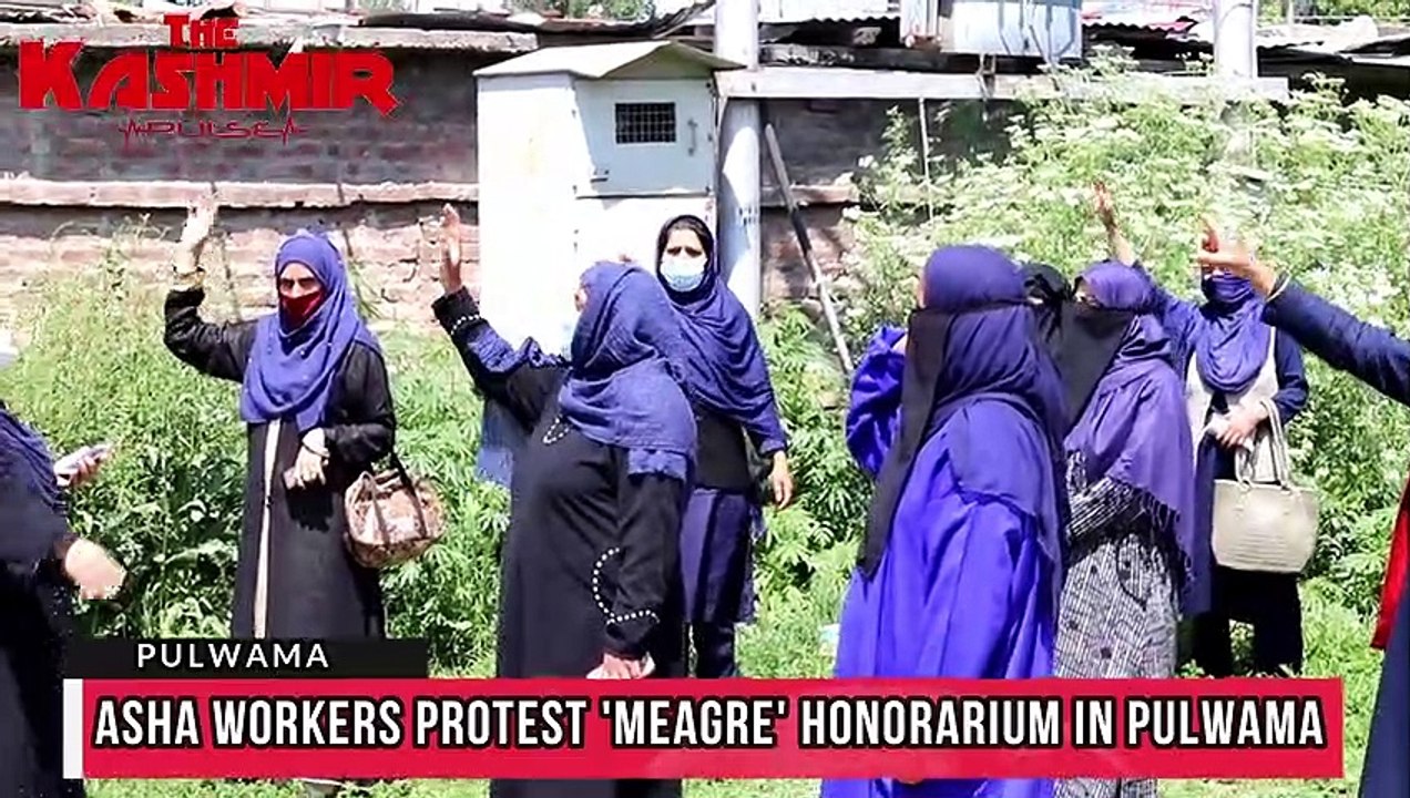 ASHA workers protest ‘meagre’ honorarium in Pulwama