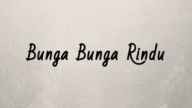 Bunga-Bunga Rindu - Dian Piesesha (Cover by Dikz Madya Lyric)