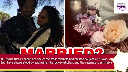 Viral Photo Are Ali Fazal & Richa Chadha married
