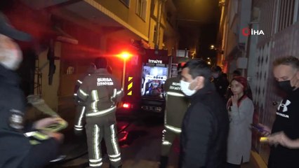 Müstakil evde yangın paniği