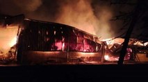 Fire broke out in mattresses & pillow factory of Raipur
