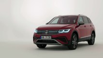 The new Volkswagen Tiguan Allspace Exterior Design in Red