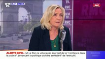 Marine Le Pen sur l'affaire des assistants parlementaires: 