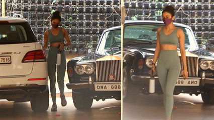 Rakul Preet gym जाते हुईं Spot, मेडिया के सामने दिखाए तेवर | FilmiBeat