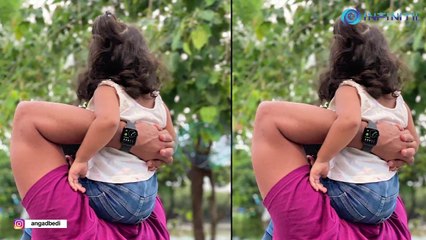 Angad Bedi Spends Quality Time With Daughter