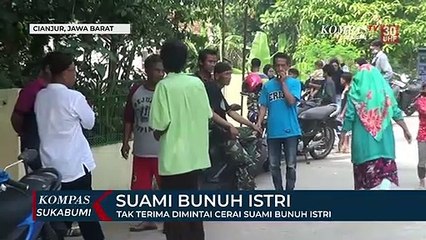 Tak Terima Dimintai Cerai Suami Bunuh Istri
