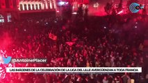 Las imágenes de la celebración de la liga del Lille avergüenzan a toda Francia