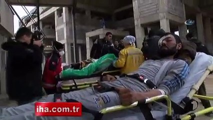 İdlib’teki hastaneden acı dolu görüntüler