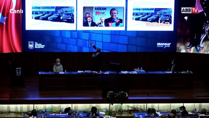 Meclis toplantısında kendisine yönelik hakaret içerikli paylaşımları gösteren Mansur Yavaş: Orucunuzu böyle bozdunuz