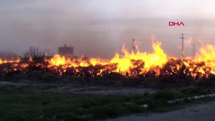 ÇAY'DAKİ ENERJİ SANTRALİNDE ÇIKAN YANGININ ZARARI 6 MİLYON LİRA