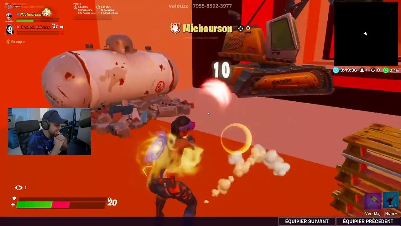 Rentrer Dans Le Trou Avec Le Bon Objet Avec Michou Sur Fortnite Créatif !