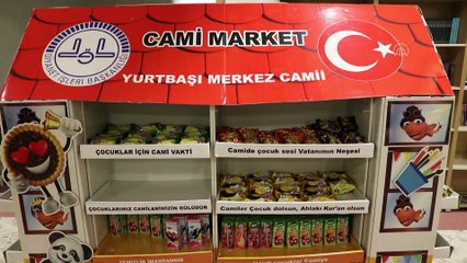 ELAZIĞ - İmamdan çocukların camiye gelmesini teşvik için paranın geçmediği 'seyyar market'
