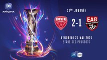 D1 Arkema - J21 : Dijon FCO - EA Guingamp (2-1)