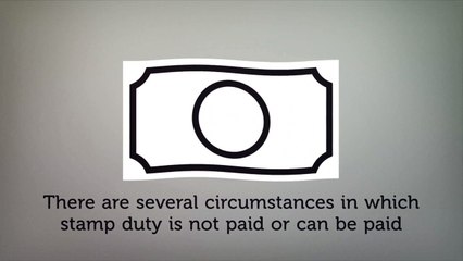 Exemptions from Paying Stamp Duty