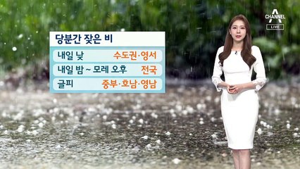 [날씨]내일도 비…당분간 비 잦아