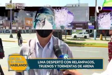Impactantes imágenes de la tormenta eléctrica que se registró en Lima