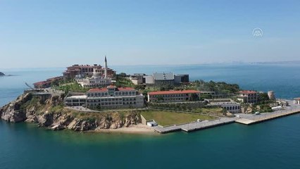 DRONE - "Demokrasi ve Özgürlükler Adası", 27 Mayıs'ta yapılacak anma törenine hazırlanıyor
