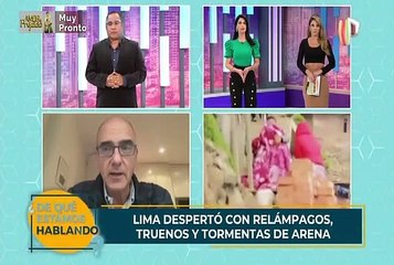 Impactantes imágenes de la tormenta eléctrica que se registró en Lima