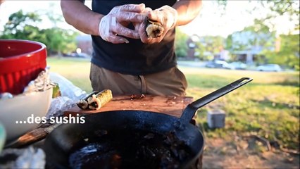 Aux Etats-Unis, des sushis aux cigales grillées