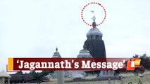 Cyclone Yaas: Puri Shree Jagannath Temple Adorns White Flag Indicating Rainfall